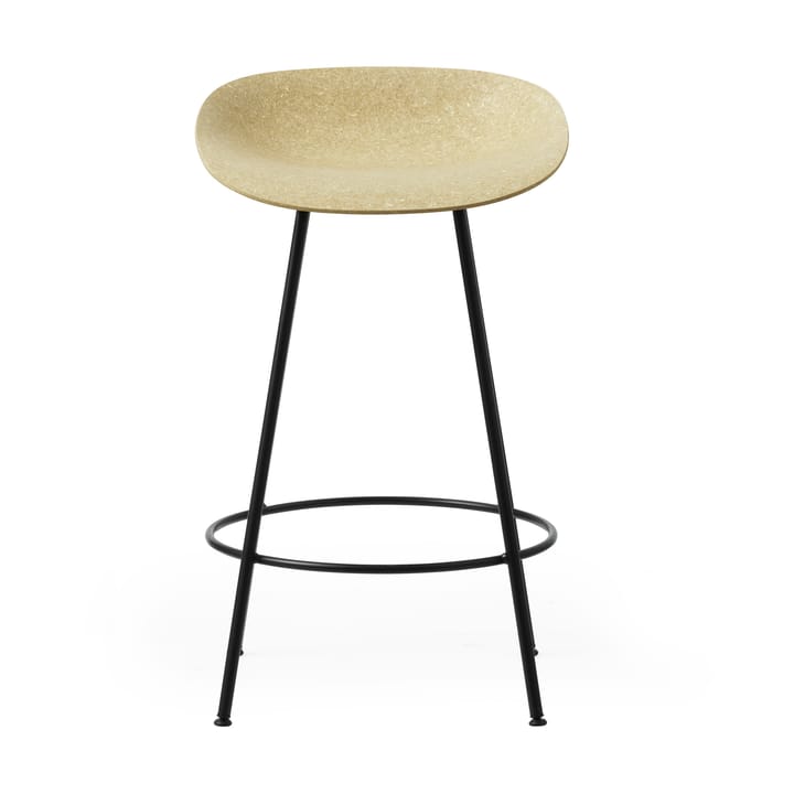 Stołek barowy Mat Barstool 65 cm - Hemp-Black Steel - Normann Copenhagen