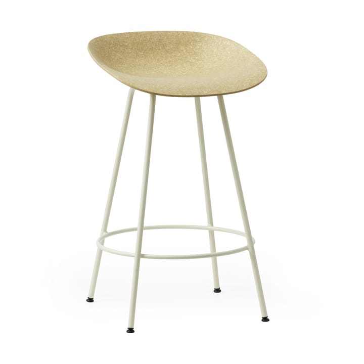 Stołek barowy Mat Barstool 65 cm - Hemp-Cream Steel - Normann Copenhagen