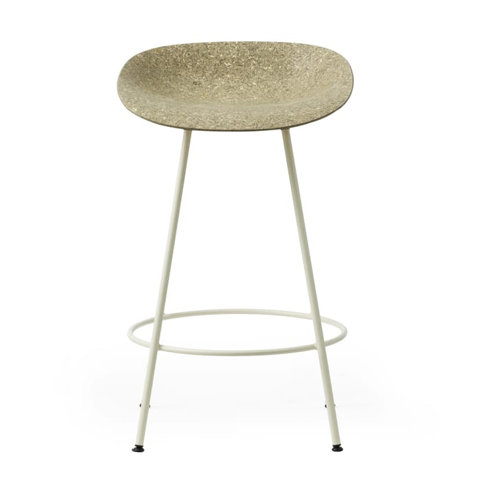 Stołek barowy Mat Barstool 65 cm - Seaweed-Cream Steel - Normann Copenhagen