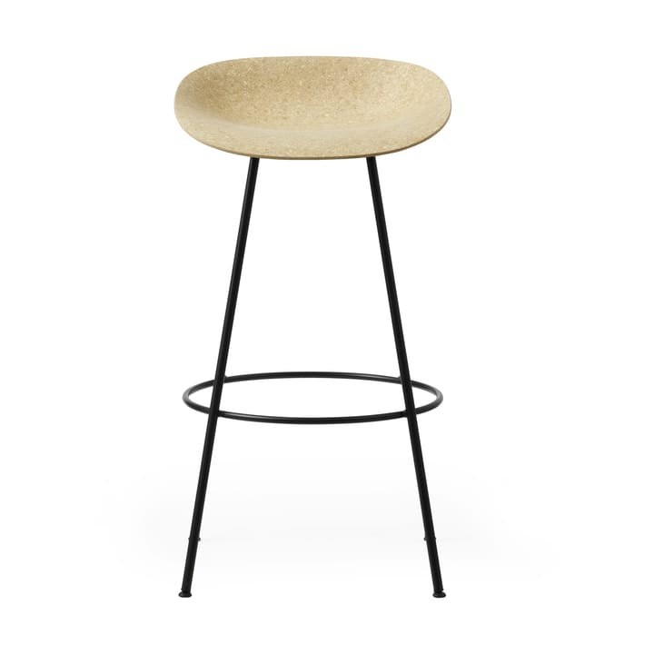 Stołek barowy Mat Barstool 75 cm - Hemp-Black Steel - Normann Copenhagen