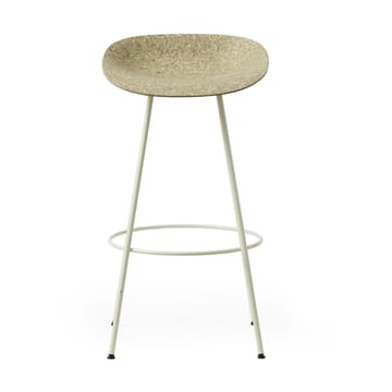 Stołek barowy Mat Barstool 75 cm - Seaweed-Cream Steel - Normann Copenhagen