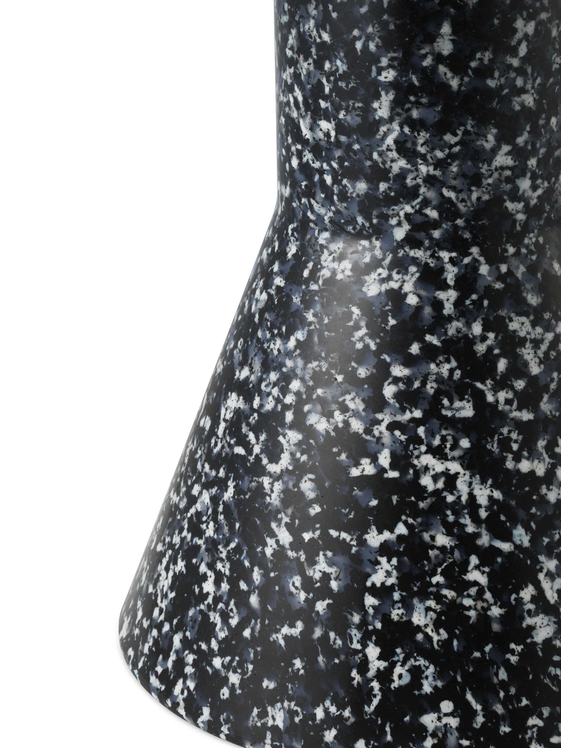 Stołek Bit Cone, Czarny-biały Normann Copenhagen