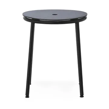 Stołek Circa 45 cm - Czarne aluminium - Normann Copenhagen