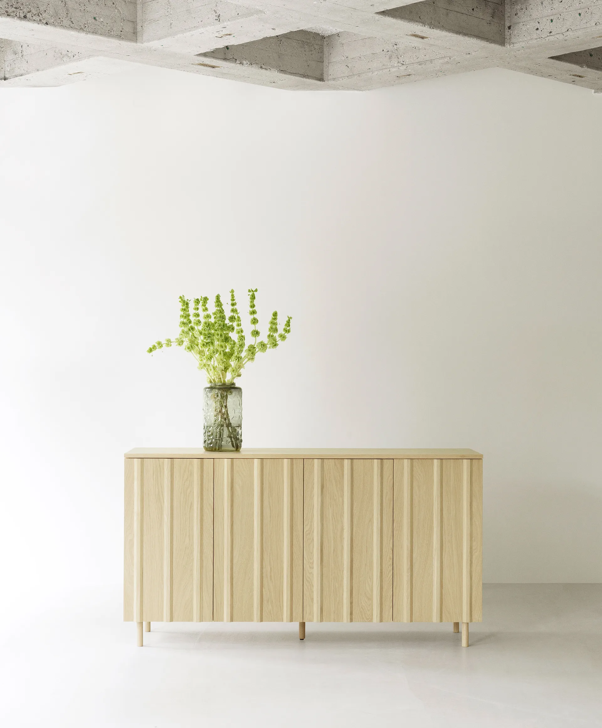 Stolik boczny Rib 45x159 cm, Oak Normann Copenhagen