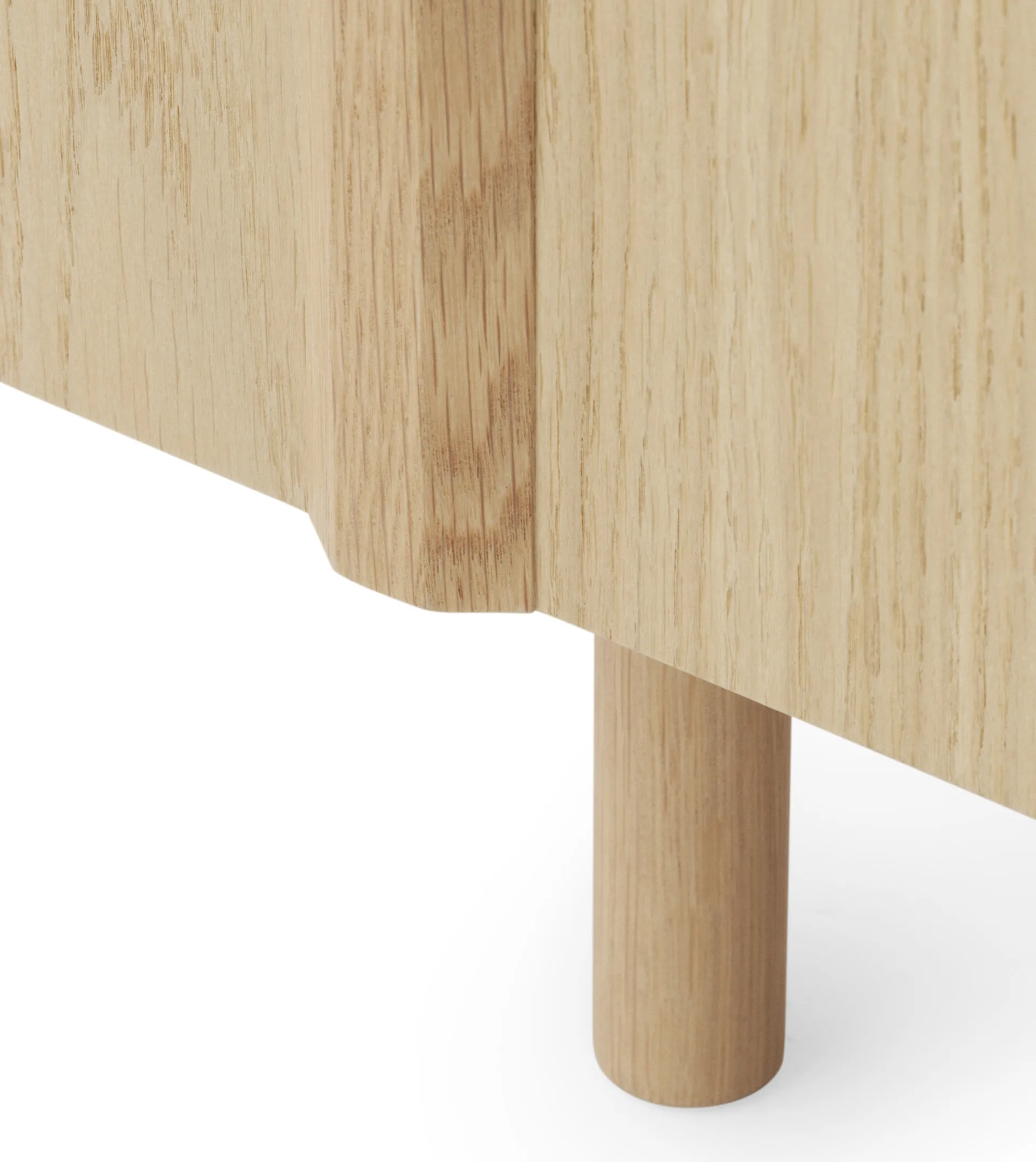 Stolik boczny Rib 45x159 cm, Oak Normann Copenhagen
