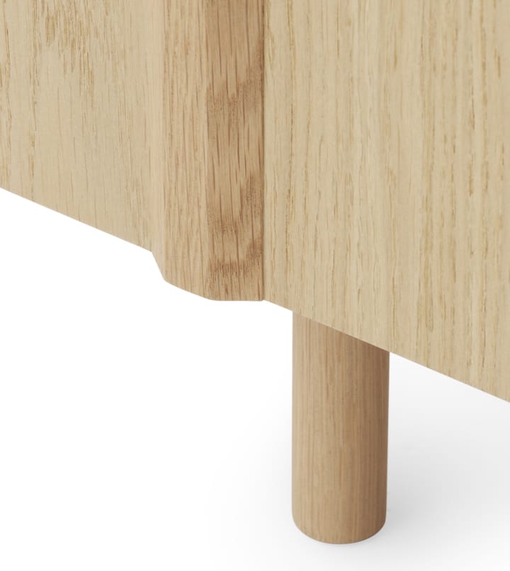 Stolik boczny Rib 45x159 cm, Oak Normann Copenhagen