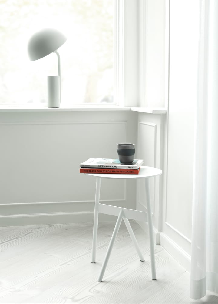 Stolik boczny Stock Table Ø37 cm H:46 cm, Biały Normann Copenhagen