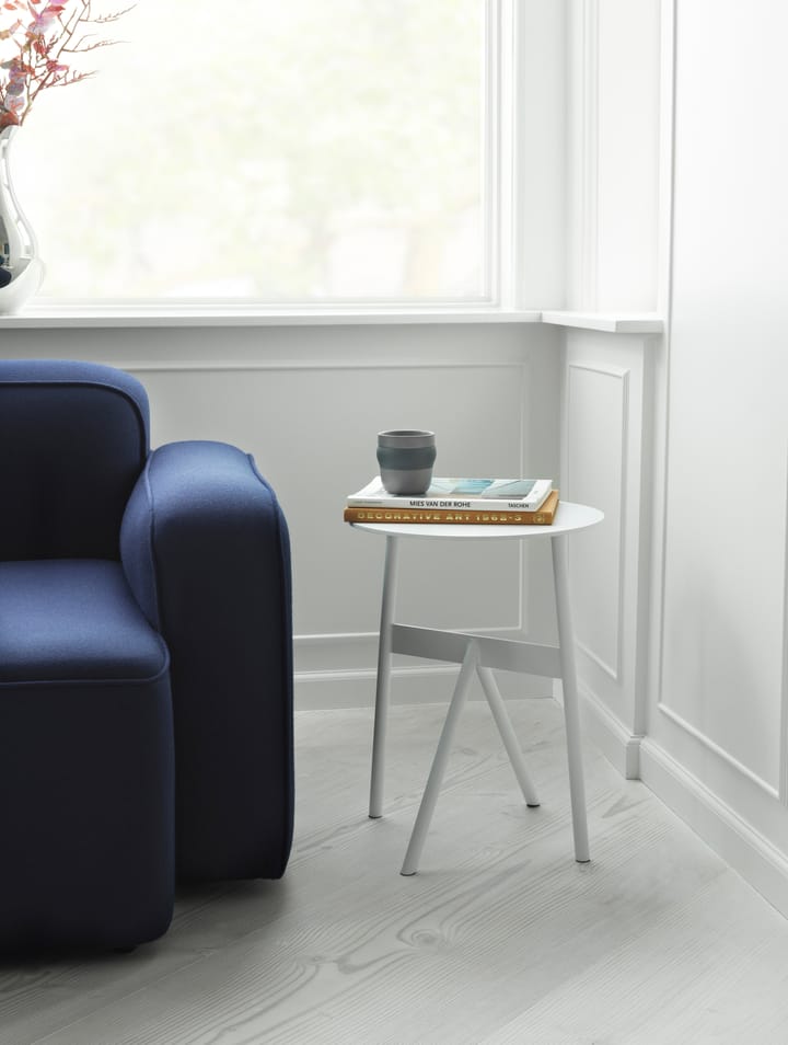 Stolik boczny Stock Table Ø37 cm H:46 cm, Biały Normann Copenhagen