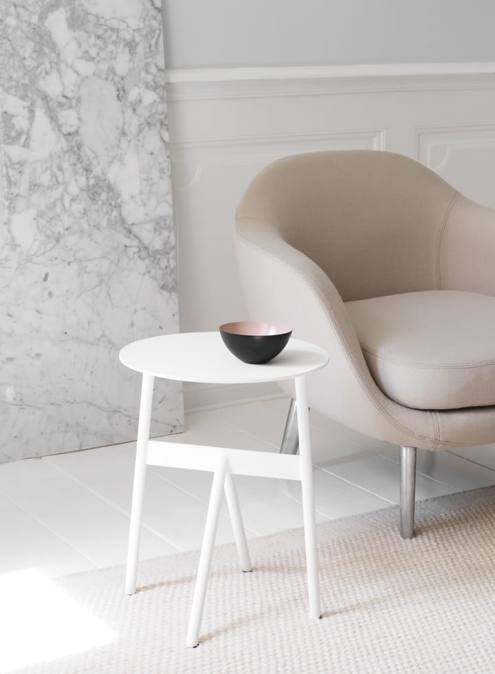 Stolik boczny Stock Table Ø37 cm H:46 cm, Biały Normann Copenhagen