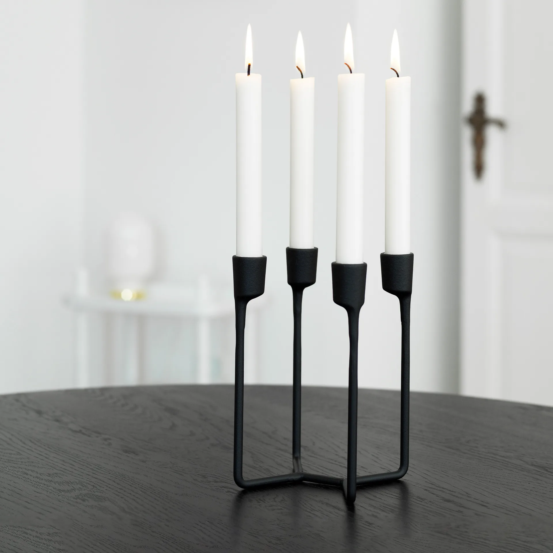Świecznik Heima, czarny Normann Copenhagen
