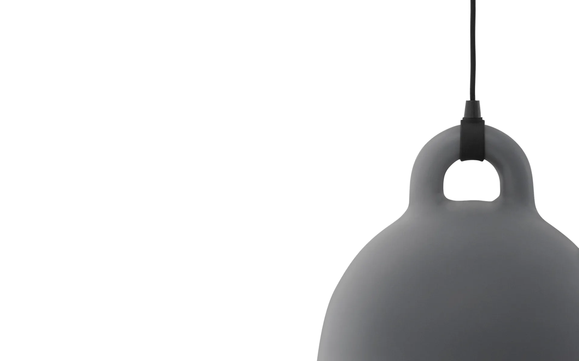 Szara lampa Bell , large Normann Copenhagen