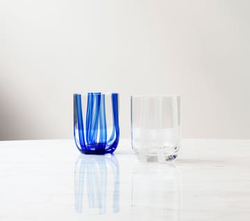 Szklanka Stripe 39 cl - Blue Stripes - Normann Copenhagen