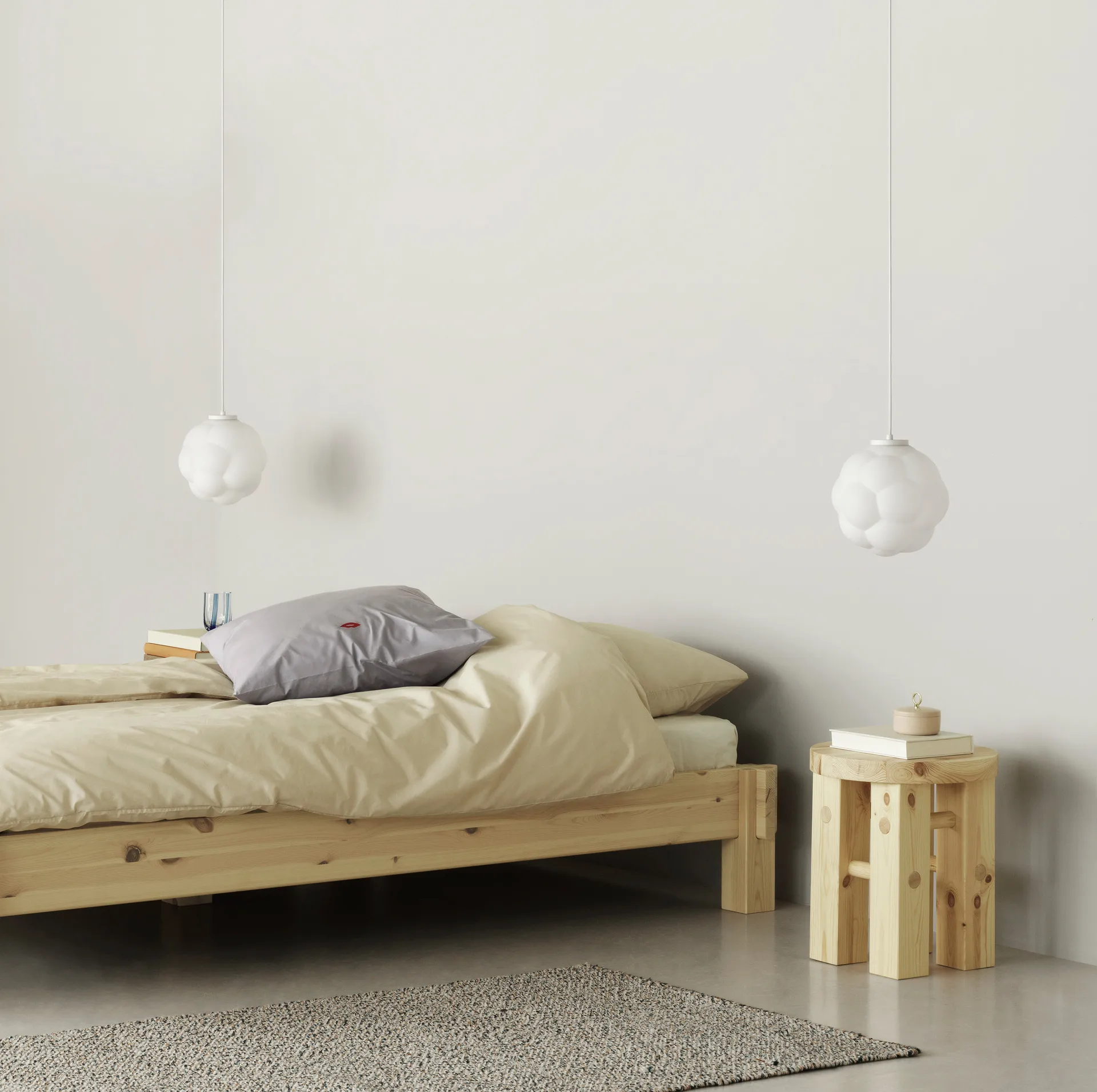 Taboret okrągły Fyr 45 cm, Sosna, Ø40x45 cm Normann Copenhagen