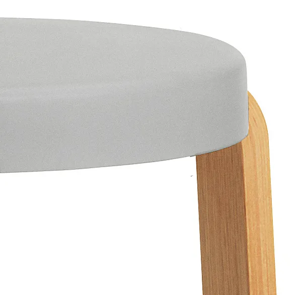 Taboret okrągły Tap, Szaro-dębowy, Ø41x43 cm Normann Copenhagen