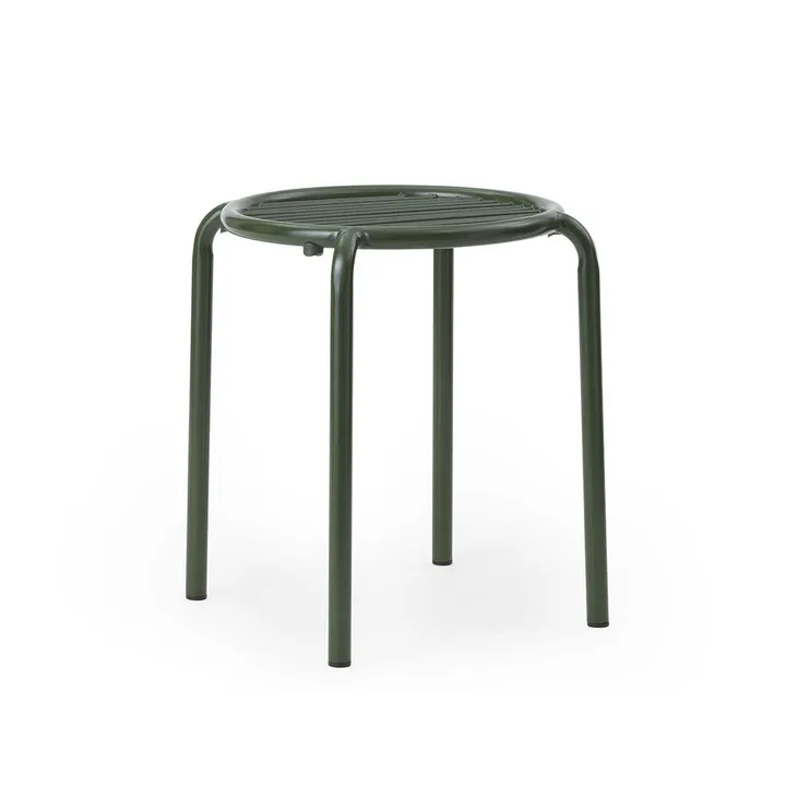 Taboret okrągły Vig - Zielony, Ø41x46 cm - Normann Copenhagen