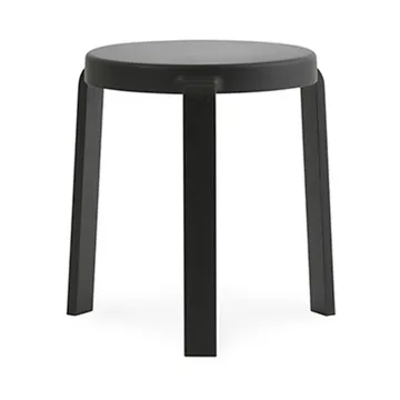 Tap stołek - black, czarny dębowe nogi - Normann Copenhagen