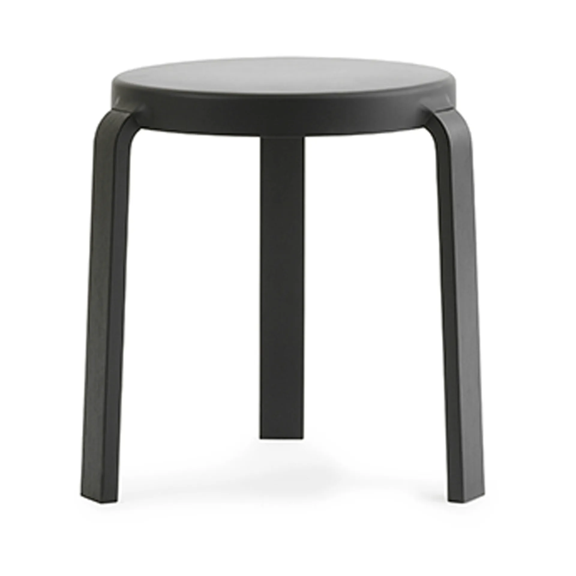 Tap stołek, black, czarny dębowe nogi Normann Copenhagen