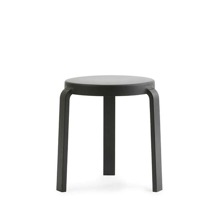 Tap stołek - black, czarny dębowe nogi - Normann Copenhagen