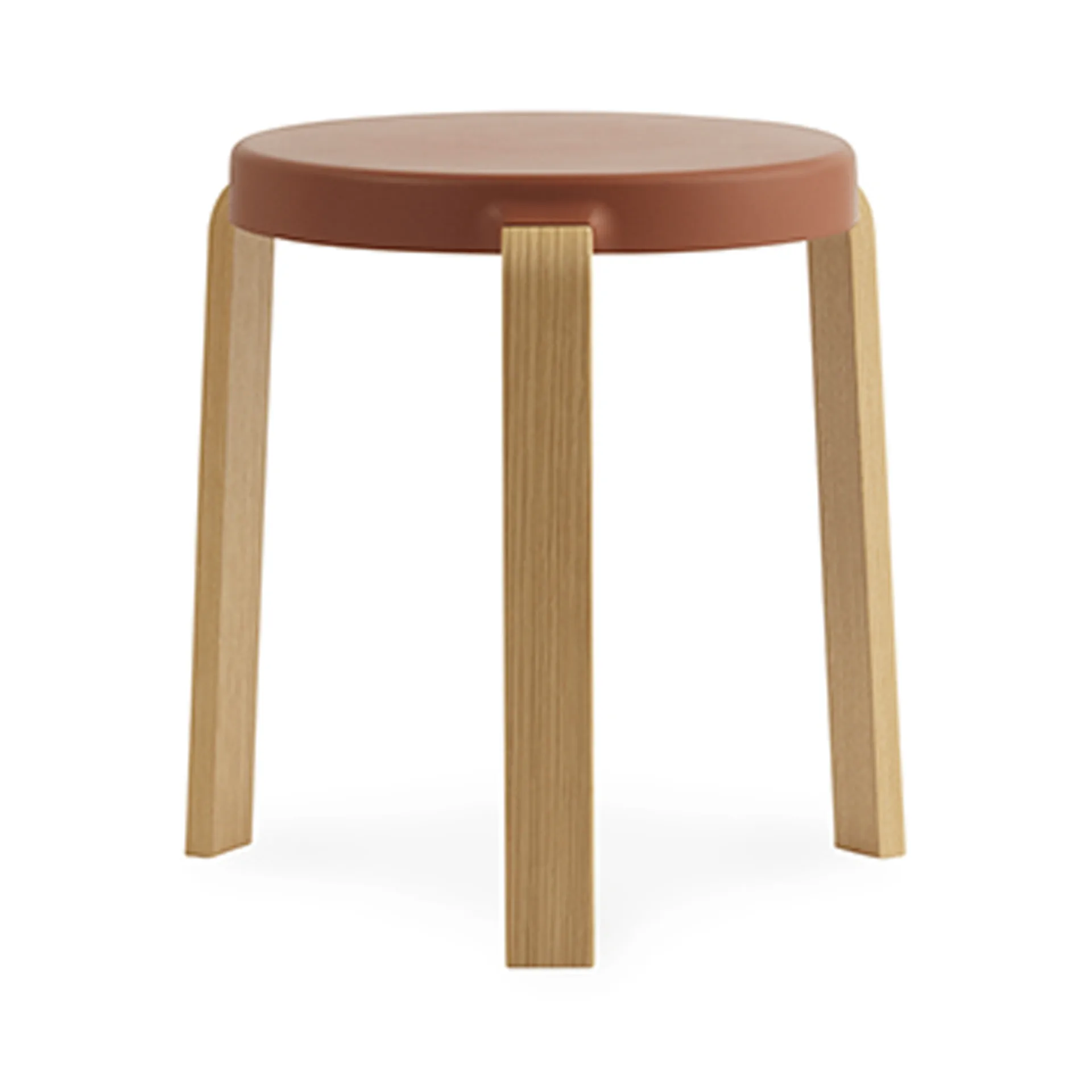 Tap stołek, caramel, dębowe nogi Normann Copenhagen