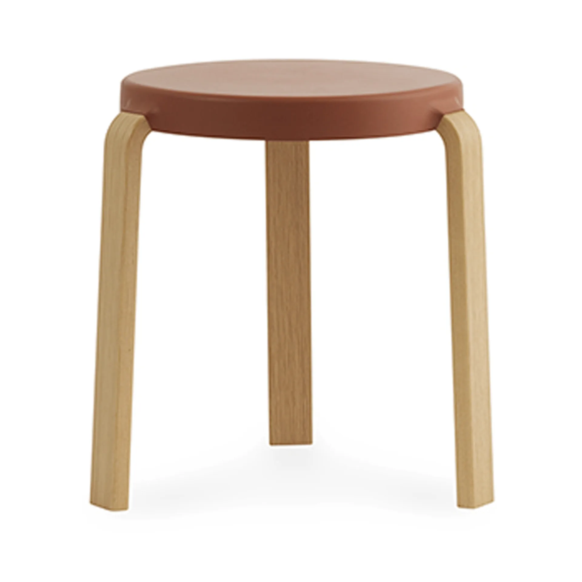 Tap stołek, caramel, dębowe nogi Normann Copenhagen