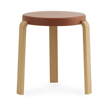 Tap stołek - caramel, dębowe nogi - Normann Copenhagen