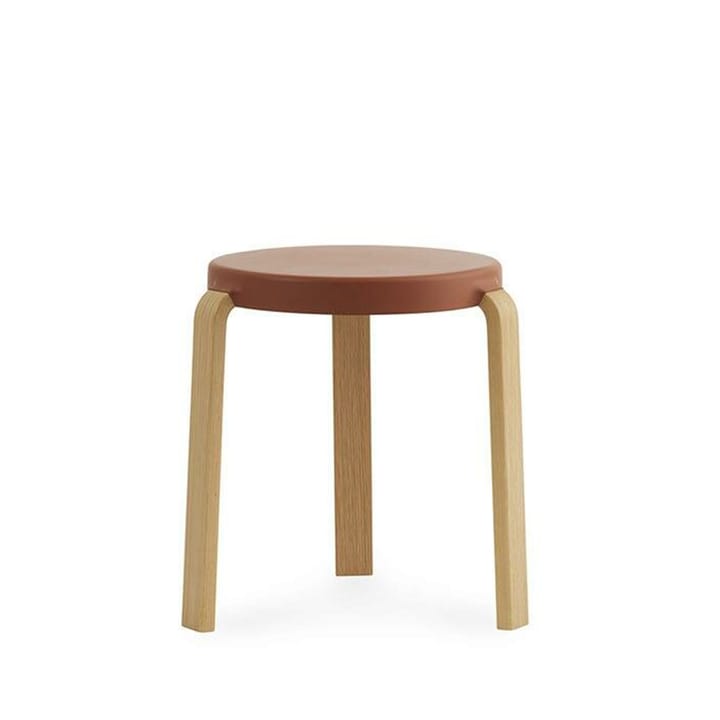 Tap stołek - caramel, dębowe nogi - Normann Copenhagen