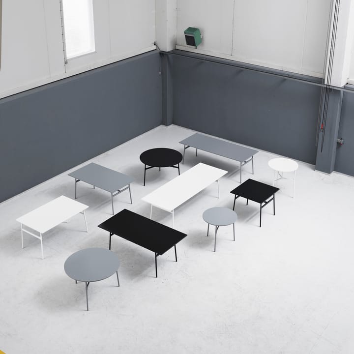 Union stół obiadowy 90x220 cm - szary - Normann Copenhagen