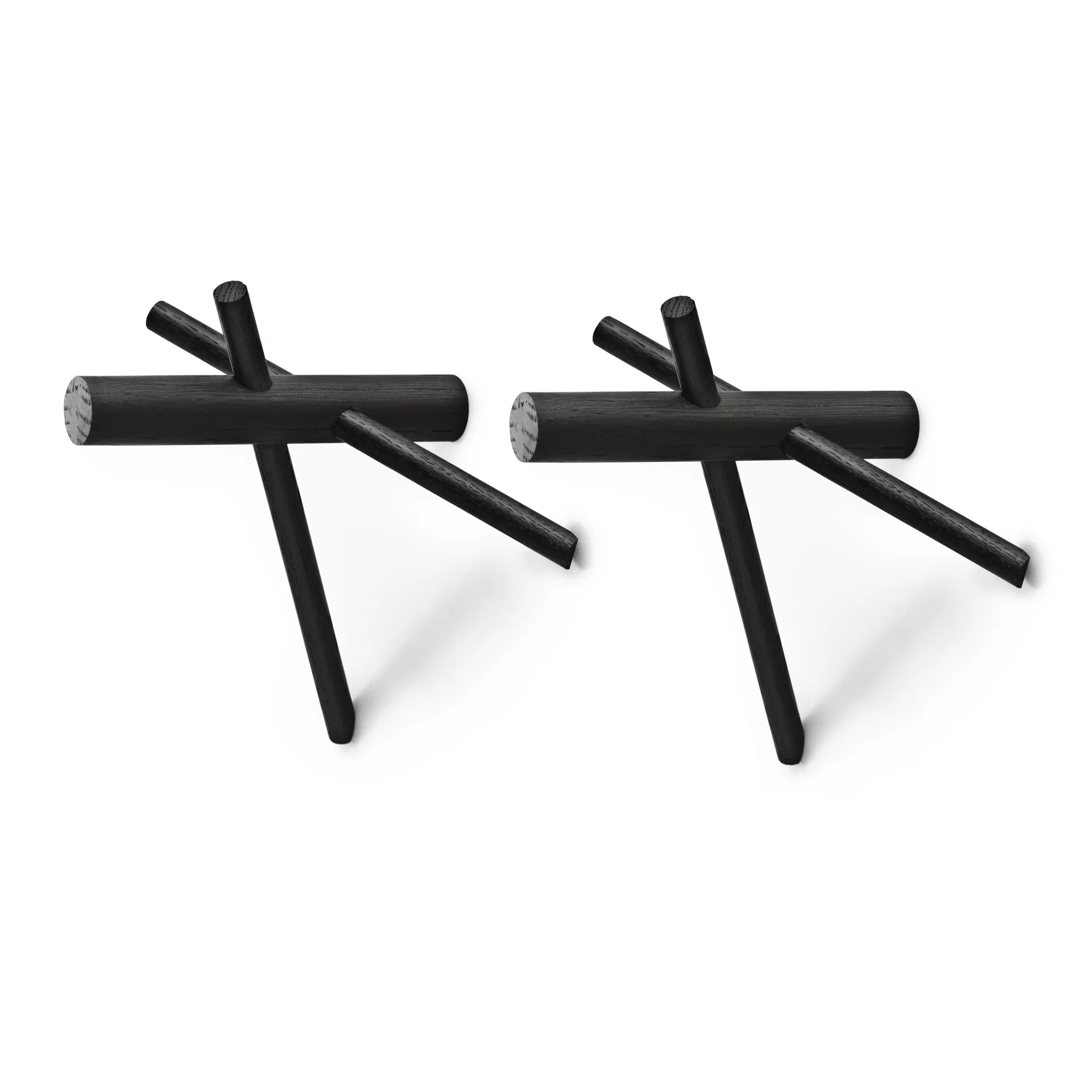 Wieszaki Normann Sticks , czarny 2-pack Normann Copenhagen