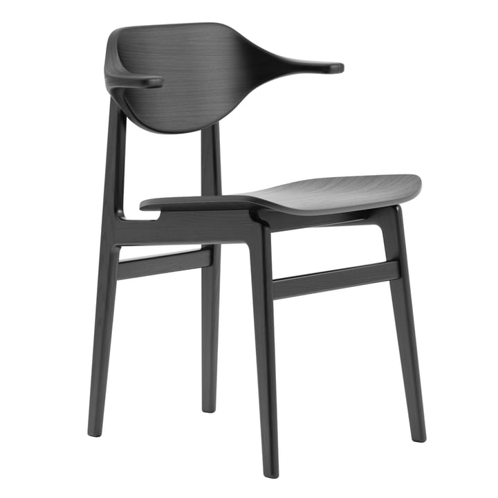 Buffalo krzesło - Barwione na czarno dąb - NORR11