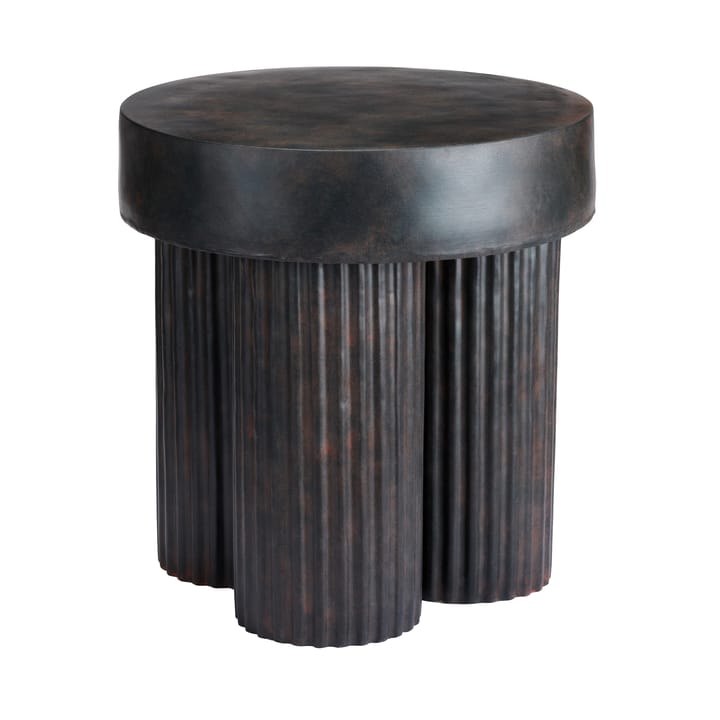 Gear stolik boczny kawowy wysoki Ø45 cm - Earth (brązowy-czarny) - NORR11
