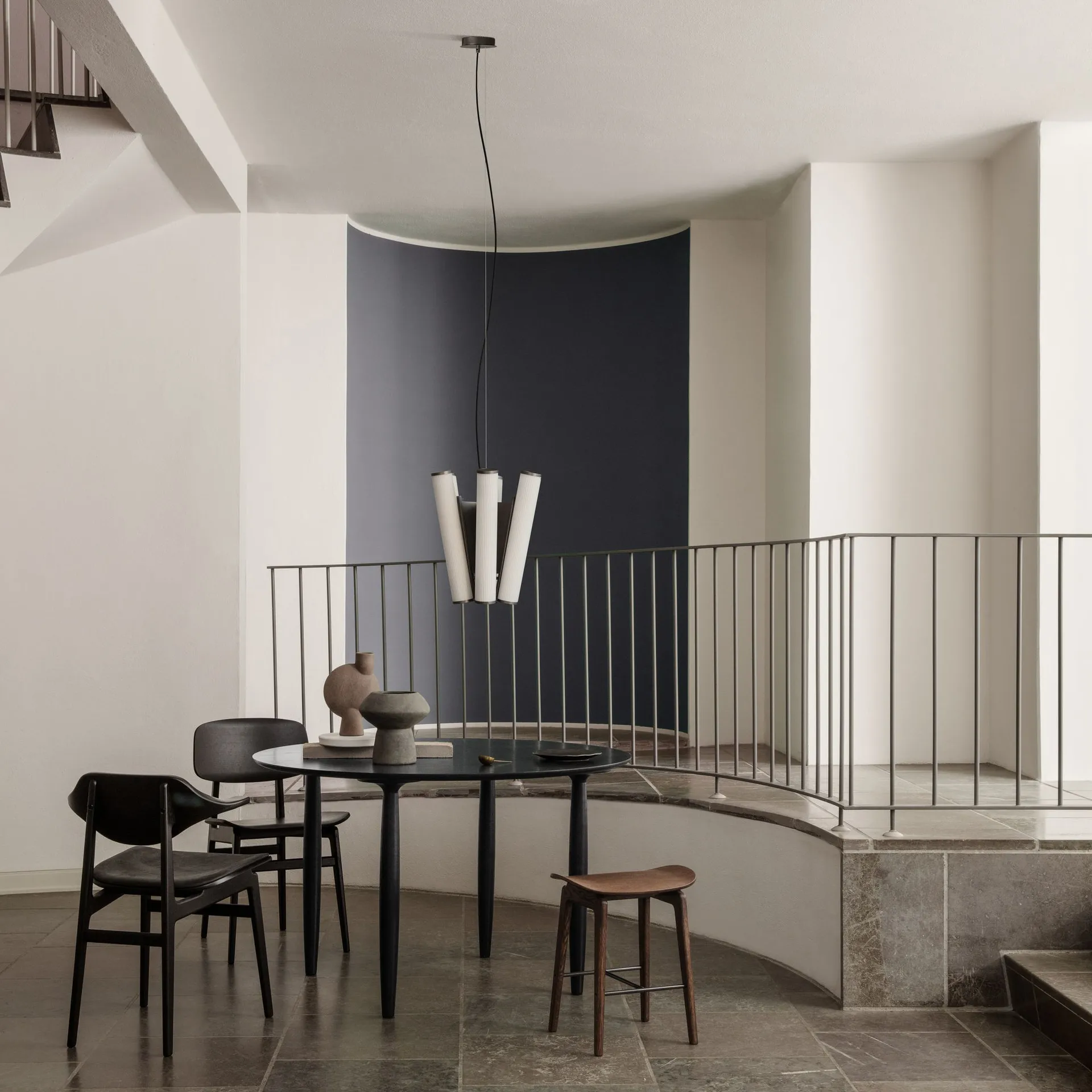 NY11 stołek, Dark smoked oak NORR11