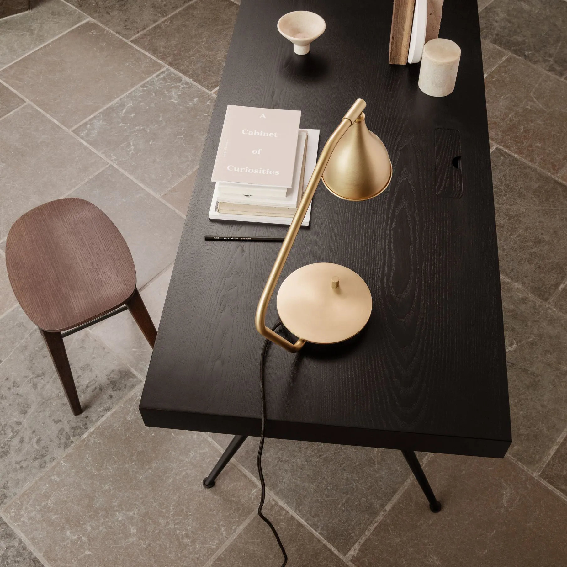 NY11 stołek, Dark smoked oak NORR11