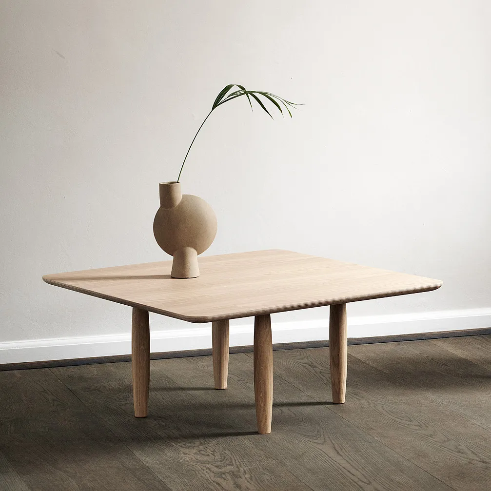 Oku stolik kawowy, Dąb, 80 cm NORR11