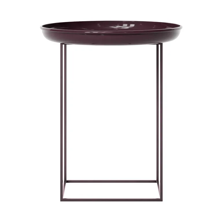 Stolik boczny Duke Small, Lacquered maroon NORR11