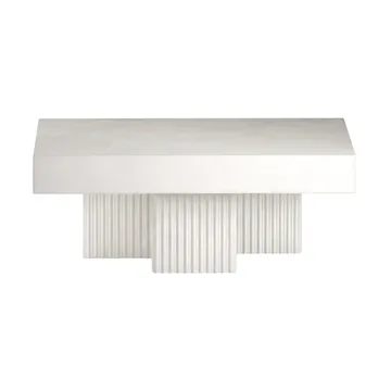 Stolik kawowy Gear - Chalk, 100x100 cm - NORR11