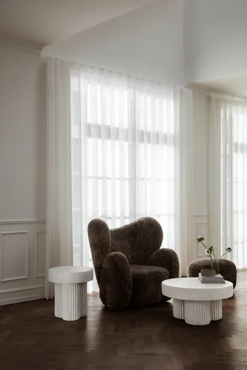 Stolik kawowy niski Gear Ø70 cm - Earth, Ø70 cm - NORR11