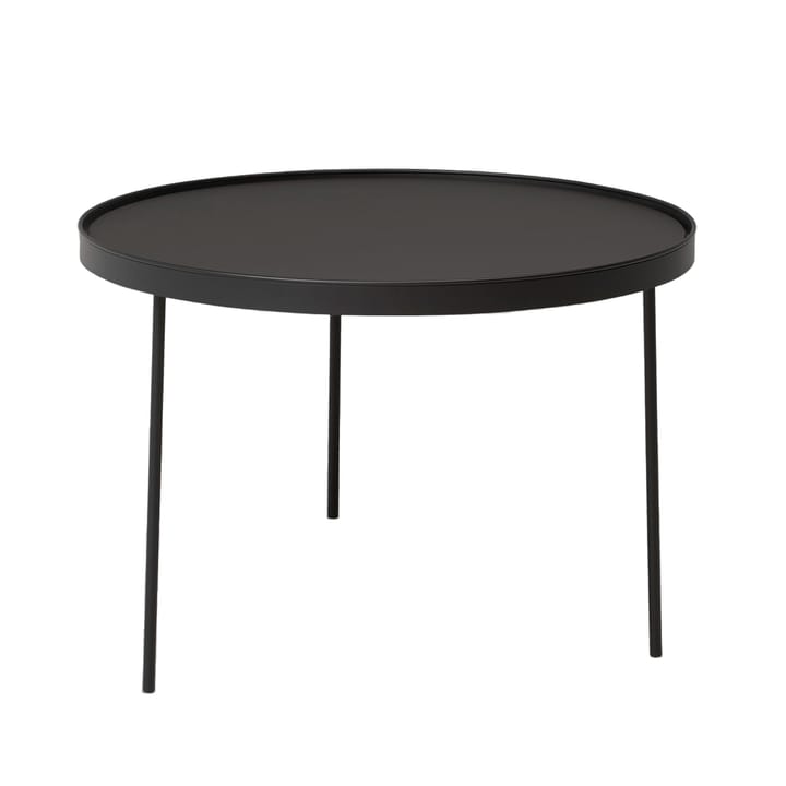czarny stolik kawowy Stalk duży, średnica: 74 cm wysokość: 50 cm - undefined - Northern