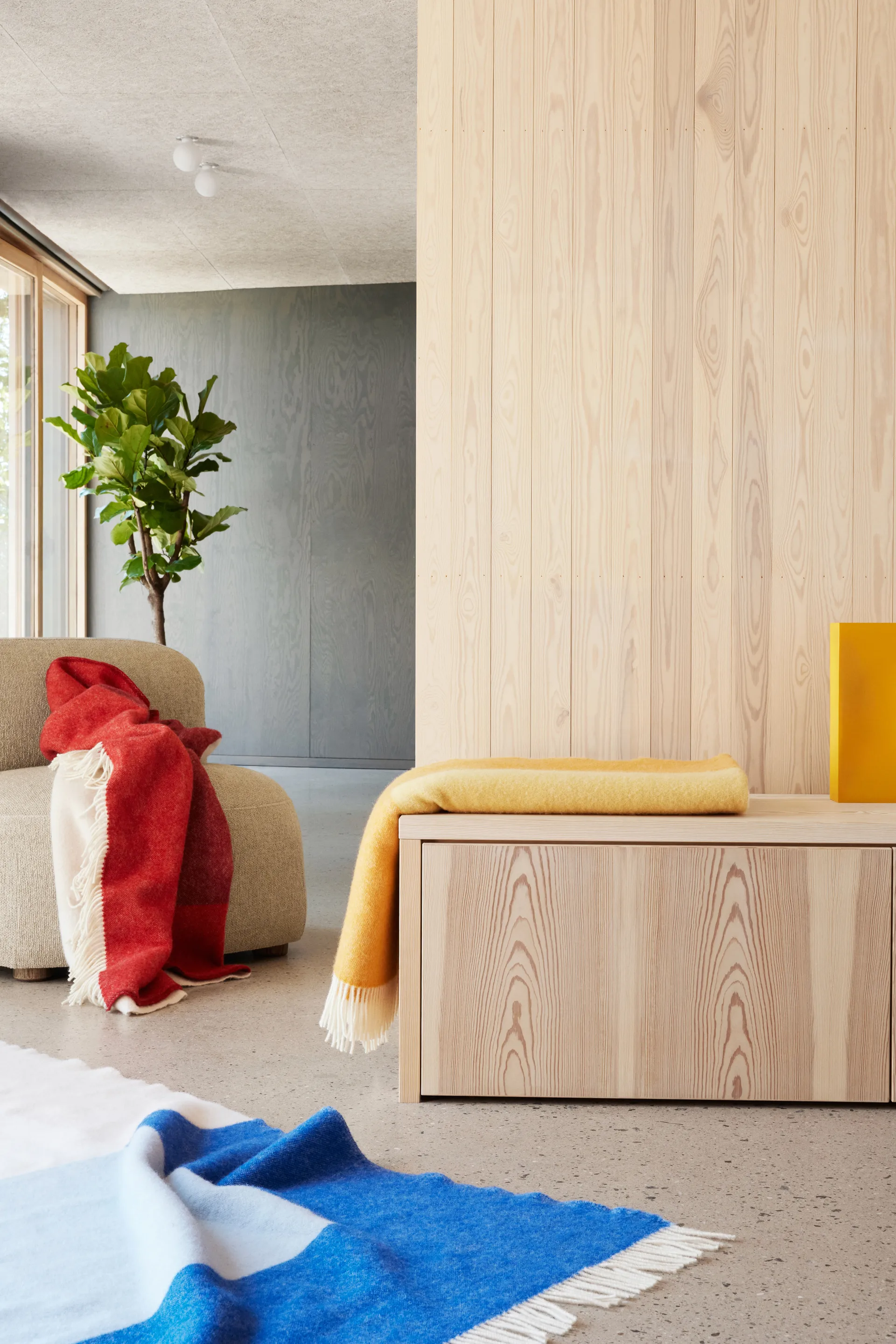 Echo koc 130x170 cm, Yellow Northern