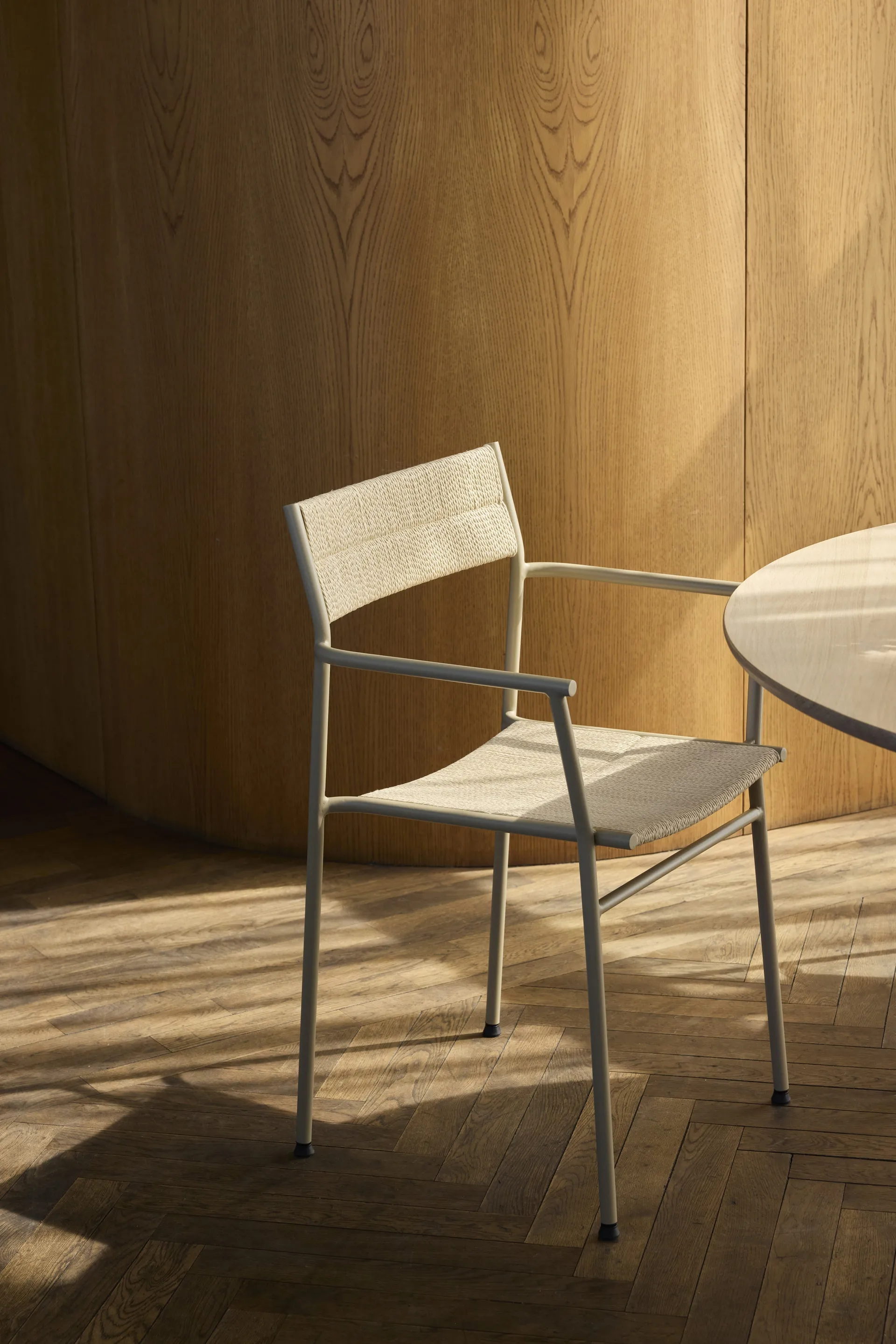 Fotel Vev, Grey beige-natural rope Northern