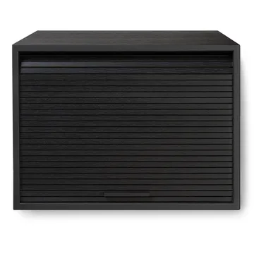 Hifive szafka z drzwiami żaluzjowymi - Czarnynamalowany dąb - Northern