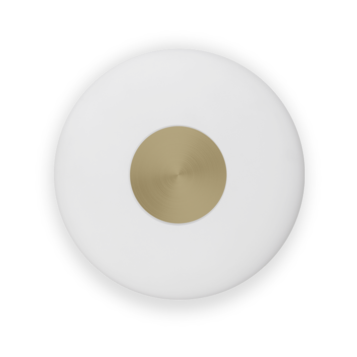 Kinkiet Glint Ø25 cm - Szkło opalowe białe - Northern