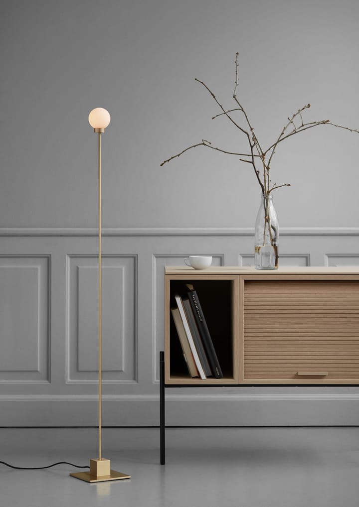 Lampa podłogowa Snowball 117 cm, Brass Northern