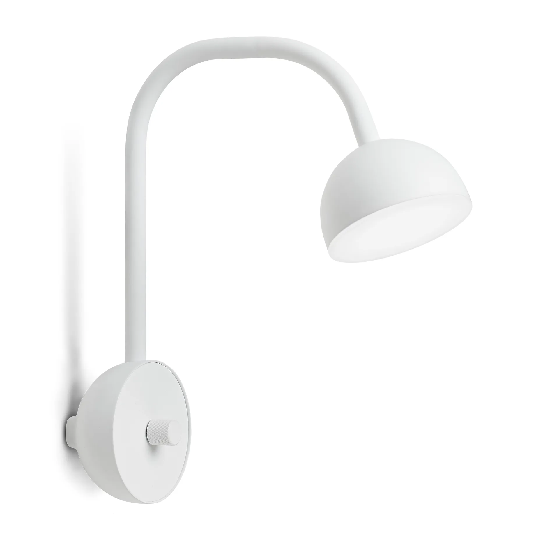 Lampa ścienna Blush, Biały matowy Northern