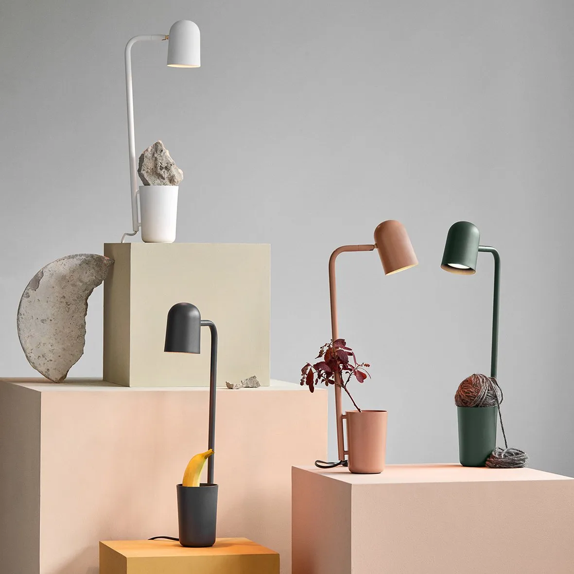 Lampa stołowa Buddy , Biały Northern