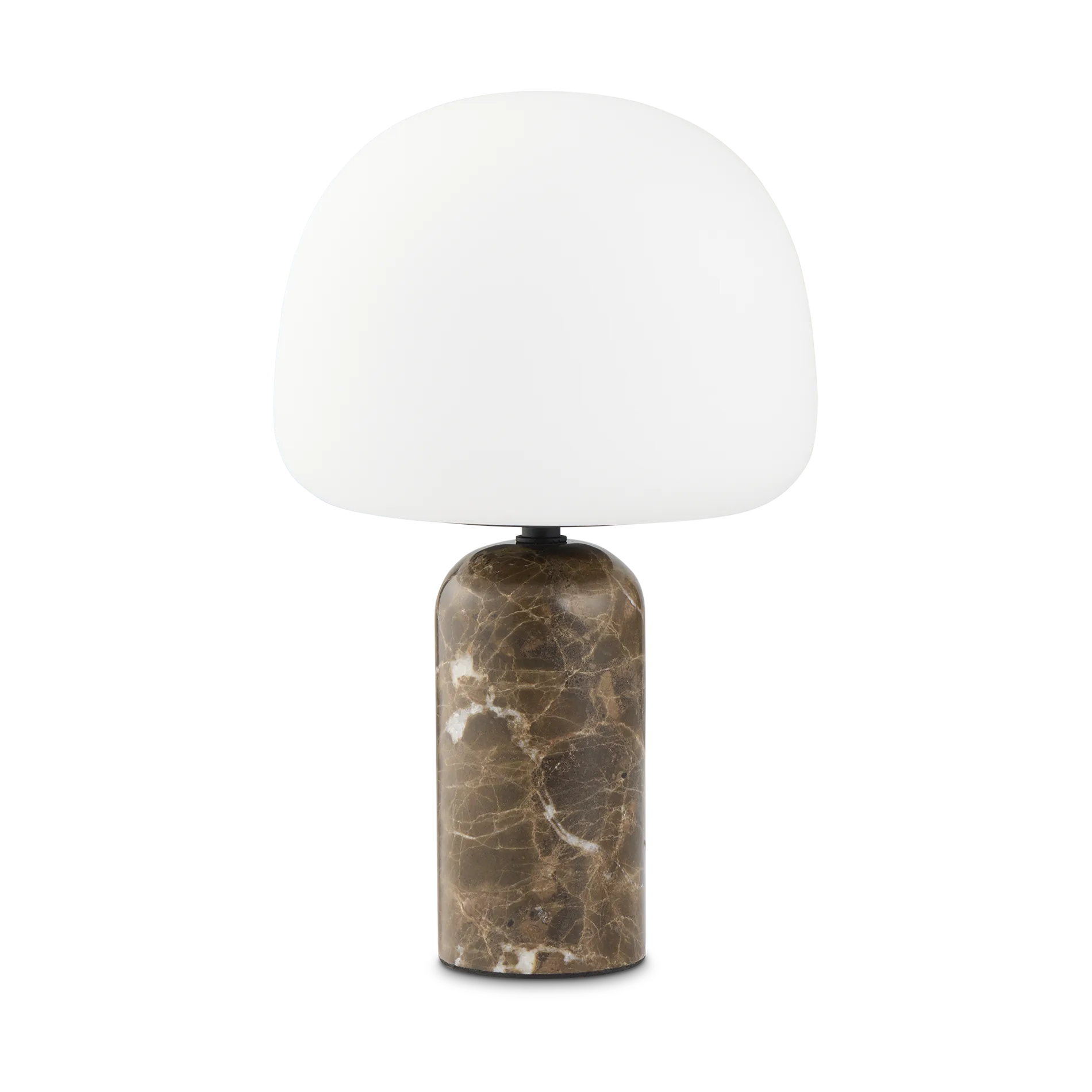 Lampa stołowa Kin 33 cm, Brown marble Northern