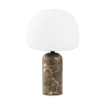 Lampa stołowa Kin 33 cm - Brown marble - Northern