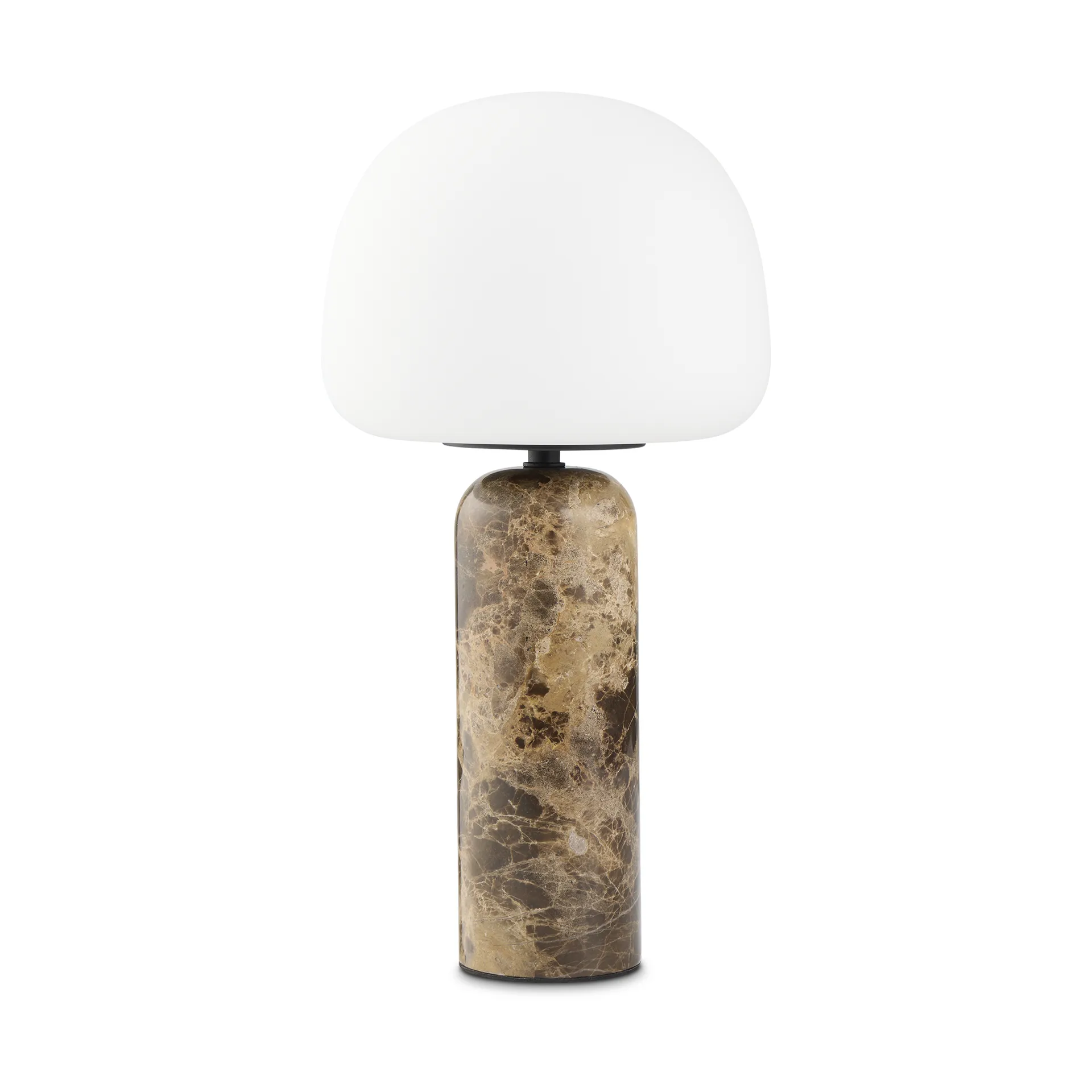 Lampa stołowa Kin 40 cm, Brown marble Northern