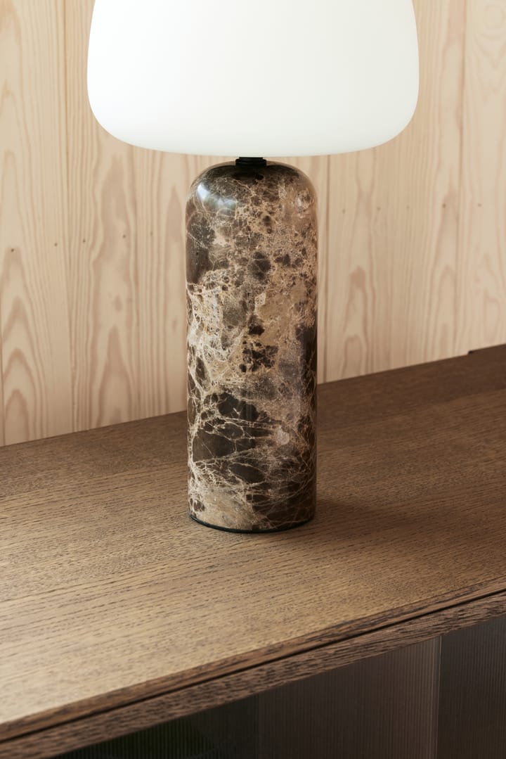 Lampa stołowa Kin 40 cm - Brown marble - Northern