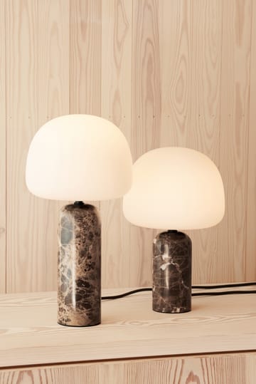 Lampa stołowa Kin 40 cm - Brown marble - Northern