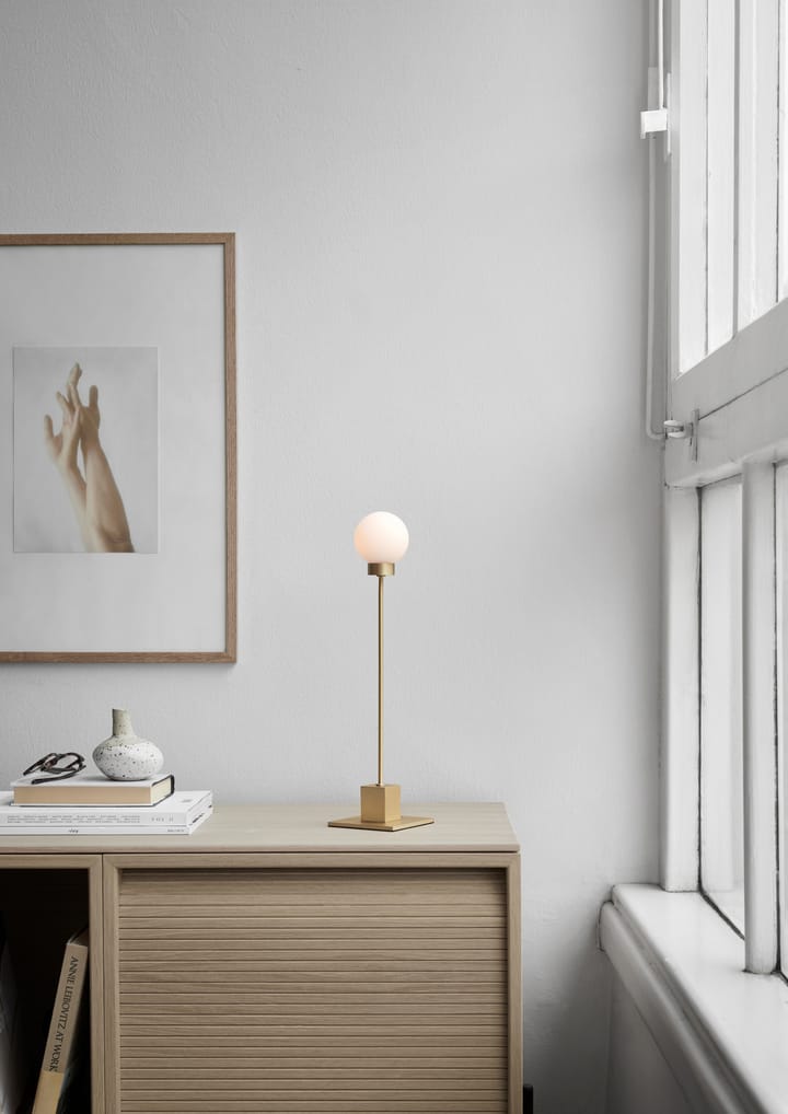 Lampa stołowa Snowball 41 cm, Brass Northern